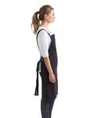 Cross Back Barista Apron with Pocket