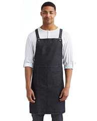Cross Back Barista Apron with Pocket