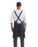 Artisan Collection by Reprime Cross Back Barista Apron with Pocket RP129