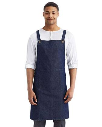 Artisan Collection by Reprime Cross Back Barista Apron with Pocket RP129