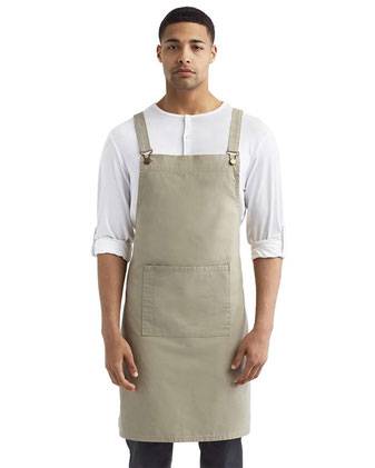 Artisan Collection by Reprime Cross Back Barista Apron with Pocket RP129