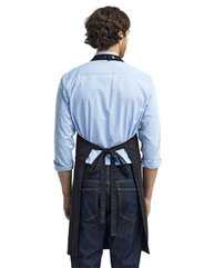 Cotton Chino Bib Apron with Pocket