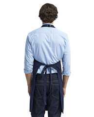 Cotton Chino Bib Apron with Pocket