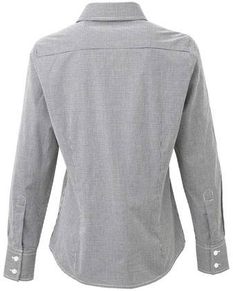 Women's Microcheck Gingham Cotton Shirt