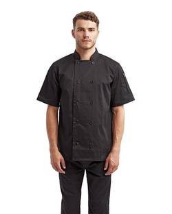 Artisan Collection by Reprime Short Sleeve Recycled Chef Coat RP656 Artisan Collection by Reprime Short Sleeve Recycled Chef Coat RP656