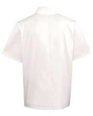 Ten Studded Front Chef Short Sleeve Coat