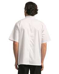Ten Studded Front Chef Short Sleeve Coat