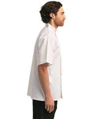 Ten Studded Front Chef Short Sleeve Coat