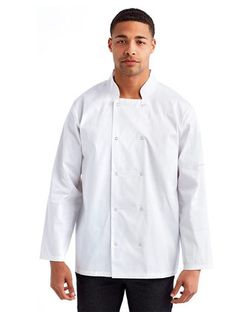 Artisan Collection by Reprime Ten Studded Front Chef Coat RP665 Artisan Collection by Reprime Ten Studded Front Chef Coat RP665