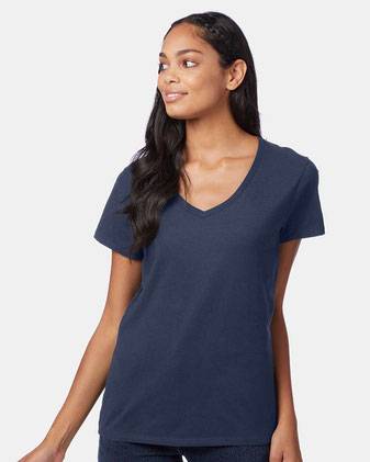 Hanes Perfect-T Women’s V-Neck T-Shirt S04V