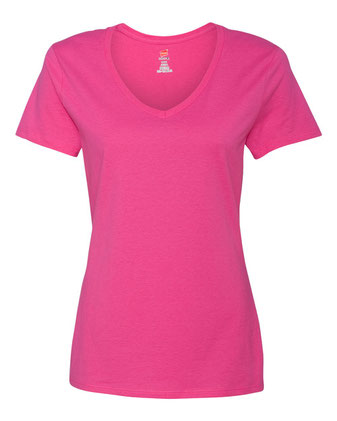 Hanes Perfect-T Women’s V-Neck T-Shirt S04V