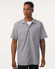 Industrial Short Sleeve Work Shirt