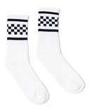USA-Made Checkered Crew Socks
