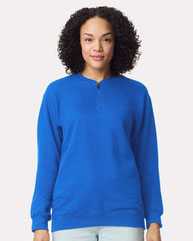 Softstyle® Midweight 1/4 Zip Sweatshirt