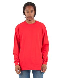 Shaka Wear Max Heavyweight Long Sleeve T-Shirt SHMHLS Shaka Wear Max Heavyweight Long Sleeve T-Shirt SHMHLS