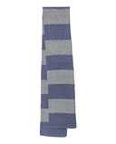 Sportsman Rugby-Striped Knit Scarf SP02