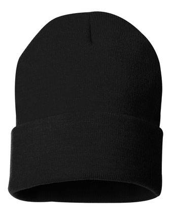 Sportsman 12" Solid Cuffed Beanie SP12