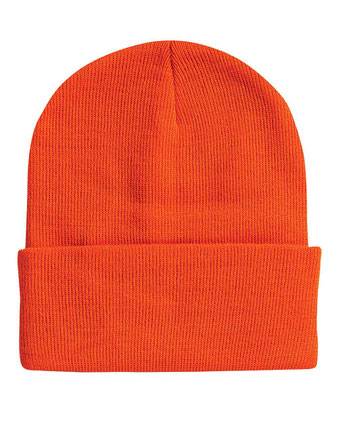Sportsman 12" Solid Cuffed Beanie SP12