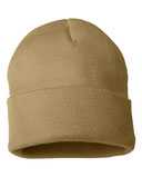 12" Solid Cuffed Beanie