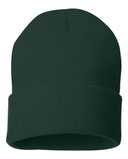 12" Solid Cuffed Beanie