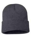 12" Solid Cuffed Beanie