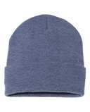 12" Solid Cuffed Beanie