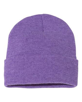 Sportsman 12" Solid Cuffed Beanie SP12