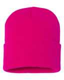 12" Solid Cuffed Beanie