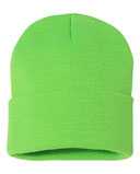 12" Solid Cuffed Beanie