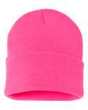 12" Solid Cuffed Beanie