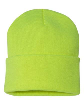 Sportsman 12" Solid Cuffed Beanie SP12