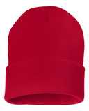 12" Solid Cuffed Beanie