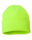 12" Solid Cuffed Beanie