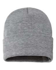 12" Sherpa Lined Cuffed Beanie