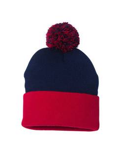 Sportsman 12" Pom-Pom Cuffed Beanie SP15 Sportsman 12" Pom-Pom Cuffed Beanie SP15