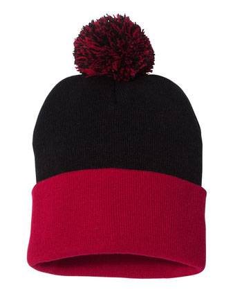 Sportsman 12" Pom-Pom Cuffed Beanie SP15