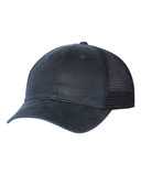 Faux Waxy Trucker Cap