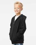 Youth Midweight Full-Zip Hooded Sweatshirt