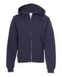 Youth Midweight Full-Zip Hooded Sweatshirt