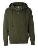 Midweight Full-Zip Hooded Sweatshirt