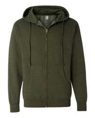 Midweight Full-Zip Hooded Sweatshirt