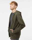 Midweight Full-Zip Hooded Sweatshirt