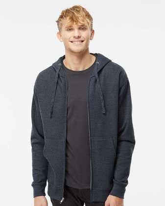 Midweight Full-Zip Hooded Sweatshirt