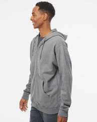 Midweight Full-Zip Hooded Sweatshirt