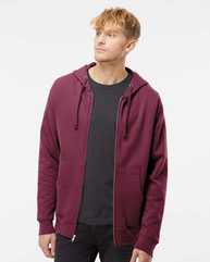 Midweight Full-Zip Hooded Sweatshirt