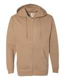 Midweight Full-Zip Hooded Sweatshirt