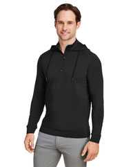 Vandyke Quarter-Zip Pullover Hooded Sweatshirt