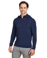 Vandyke Quarter-Zip Pullover Hooded Sweatshirt