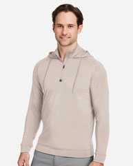 Vandyke Quarter-Zip Pullover Hooded Sweatshirt