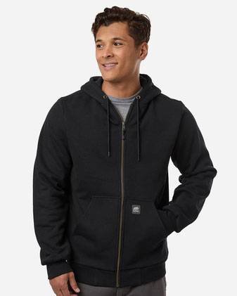 Men's Heritage Grid Fleece-Lined Full-Zip Hooded Sweatshirt